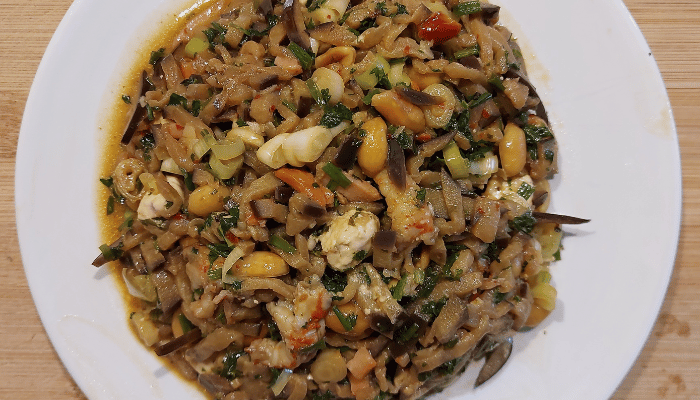 Kruidige Auberginereepjes