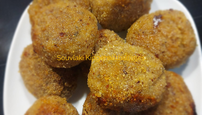 Souvlaki Kipgehaktballetjes
